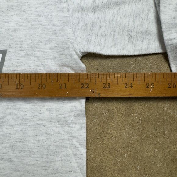 Vintage Buffalo Sabres NHL Shirt Men’s XL Ash Gray Single Stitch 90s Long Sleeve - Picture 5 of 7